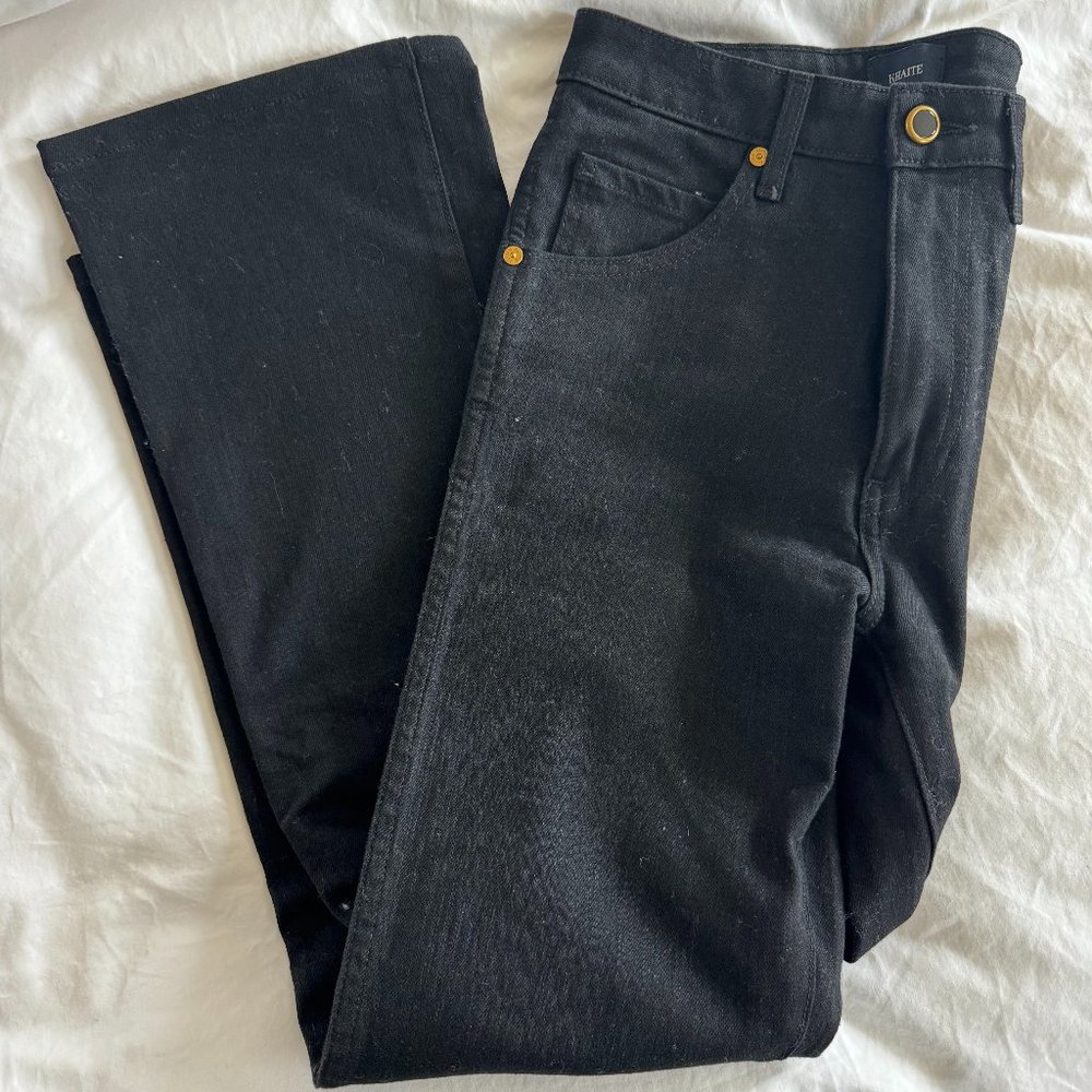 Khaite Vivian jeans, black, size 27